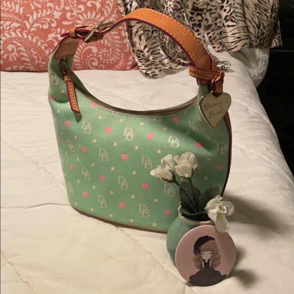 dooney and bourke mint green purse